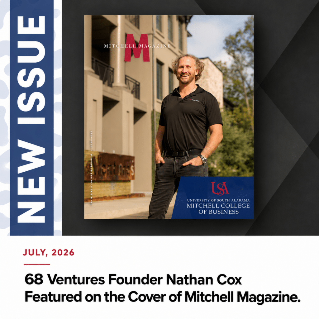 68 Ventures Founder Nathan Cox Featured on the Cover of Mitchell Magazine